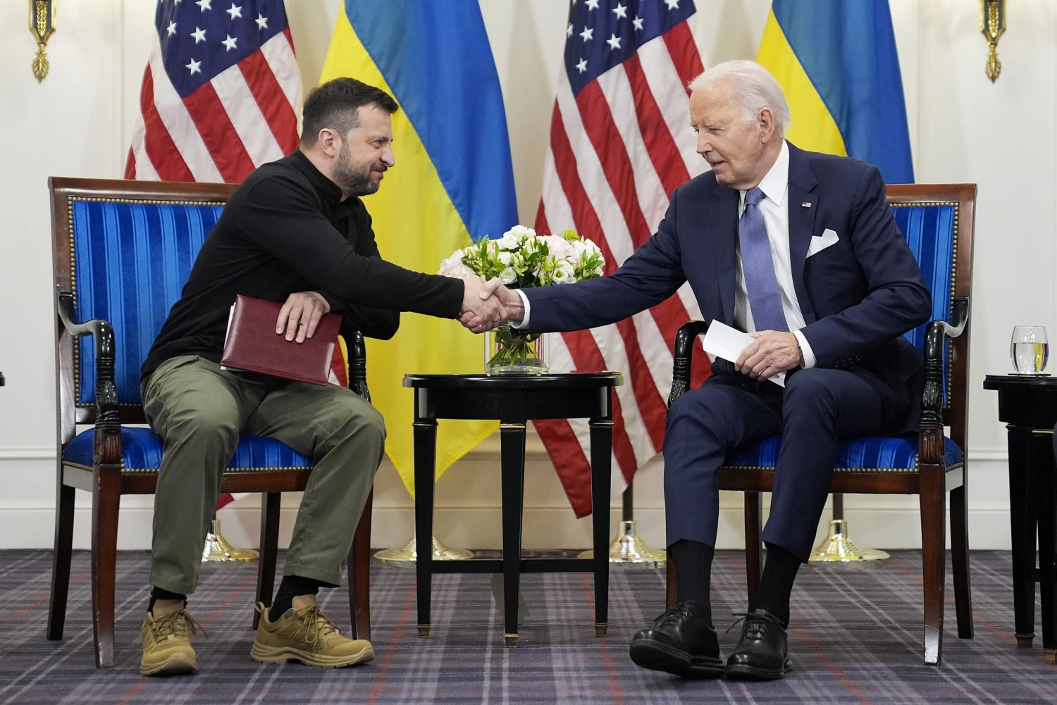 U.S. to continue weapons surge to Ukraine after Russia’s Christmas Day attack, Biden says