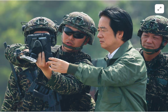 Taiwan President Oversees Coastal Strike Drill as Annual War Games Begin