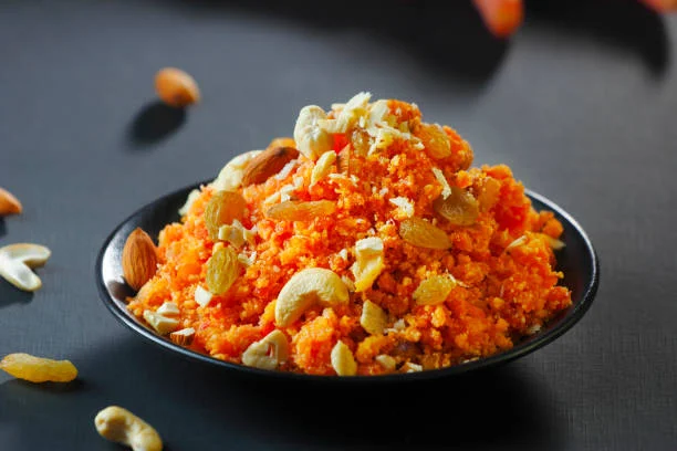 Recipe for Vegan Carrot Halwa (Gajar Halwa)