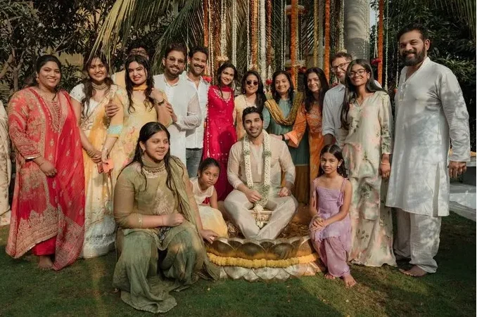 Inside Allu Sirish’s Pelli Koduku: Ram Charan, Rishab Shetty, and newlyweds Rashmika-Vijay join the Allu family’s poignant beginning