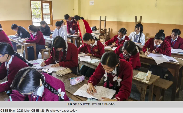 CBSE Board Exams 2026 Update: Class 12 Psychology, Class 10 Language Papers Start Nationwide