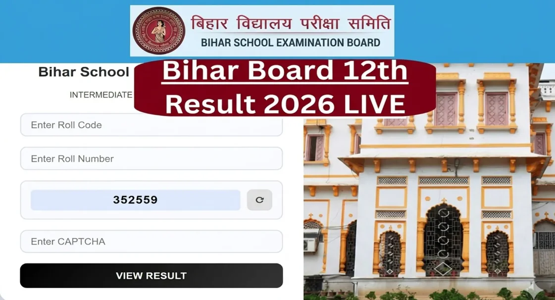 Bihar Board Class 12 Result 2026 Declared: 85.19% Students Pass, Step-by-Step Guide to Download Scorecard