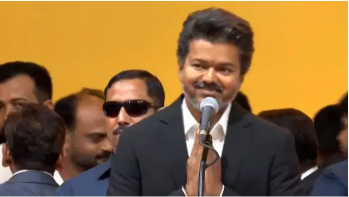 Vijay Pitch Gains Attention as He Thanks DMK Allies for Their Support