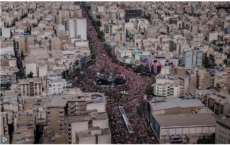 Khamenei Funeral Procession Draws Massive Crowds Amid Calls for Retaliation