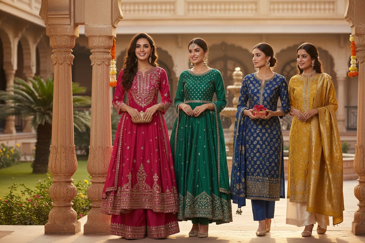10 Best Festive Outfit Ideas for Indian Girls to Look Stylish This Season